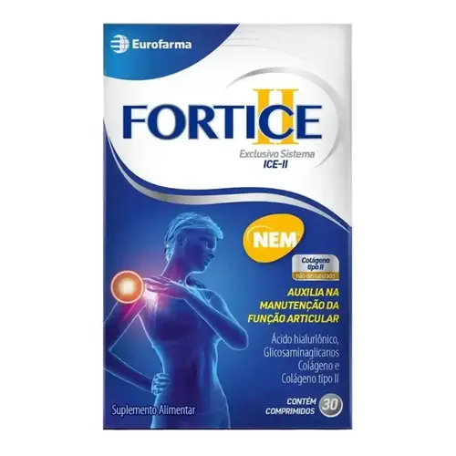 FORTICE COL TIPO II + AC HIALUR + GLICOSAMIN 30 CP