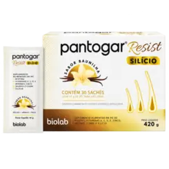 PANTOGAR RESIST SILICIO BAUNILHA 30 SACHES