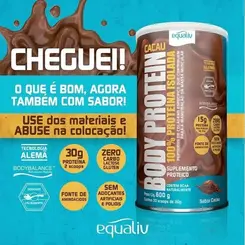 BODY PROTEIN CACAU 600 G EQUALIV