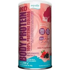 BODY PROTEIN FRUTAS VERMELHAS 600G EQUALIV